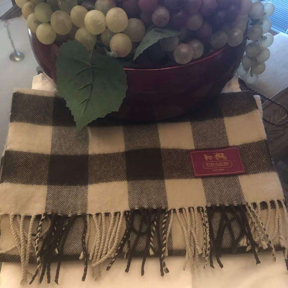 Coach Accessories - 🎉HP🎉Coach Cashmere Scarf